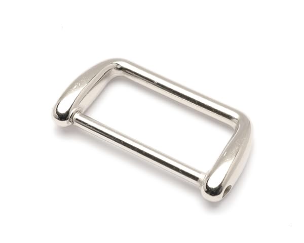 Amazon.co.jp: デザイン角丸カン ネジ式 PK02 ニッケル 内巾30mm 1ヶ